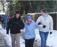 Moorfield in the snow
