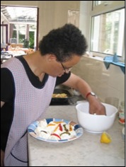 cooking in Derby House